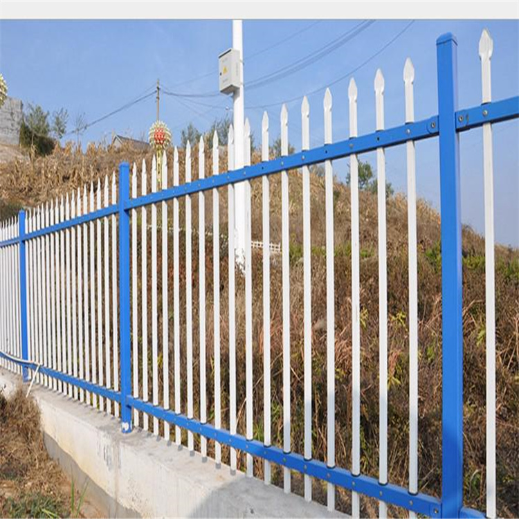 西安锌钢护栏室外围栏别墅隔离栏热镀锌围栏围墙护栏接受定制