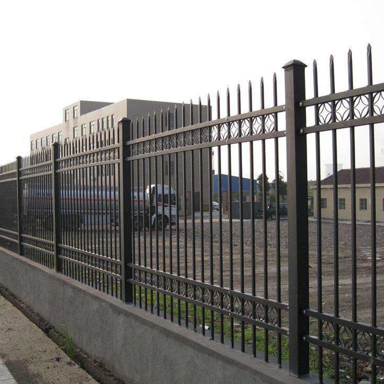 西安户外锌钢护栏围墙围栏铁艺栅栏工厂室外小区庭院隔离公园防护栏