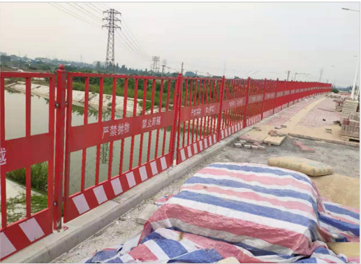 工地基坑护栏 现货建筑施工防护网 工程楼层围栏 临边防护标准化栏杆