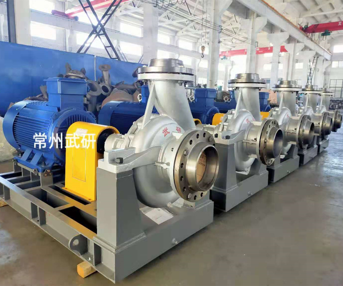 杭州耐高温水冷却型热油泵280KW 大功率导热油锅炉油泵循环泵 常州武研制造