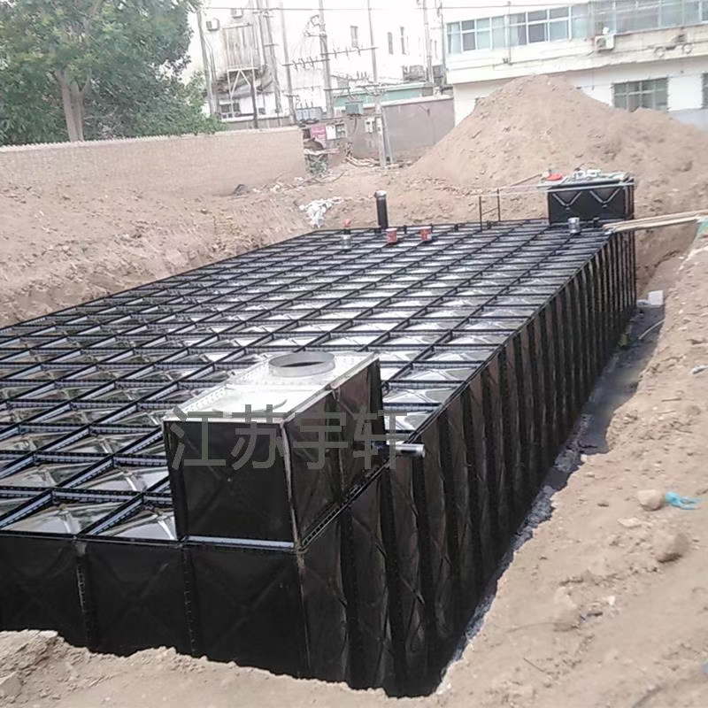 沧州地埋式消防水箱公司 地埋式消防箱泵一体化