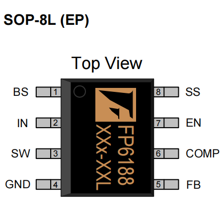 FP6188同步整流降压芯片IC