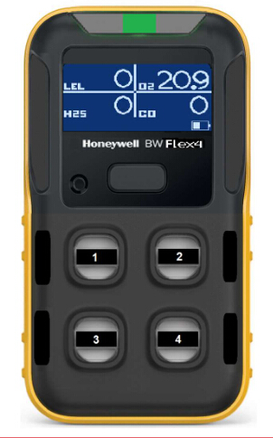 霍尼韦尔Flex4手持式四合一气体检测仪