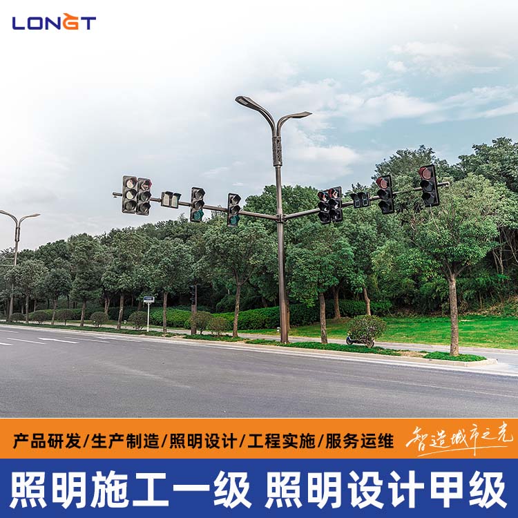 庐山区LED路灯 多功能智慧灯杆 道路照明系统 打造智能化景观照明