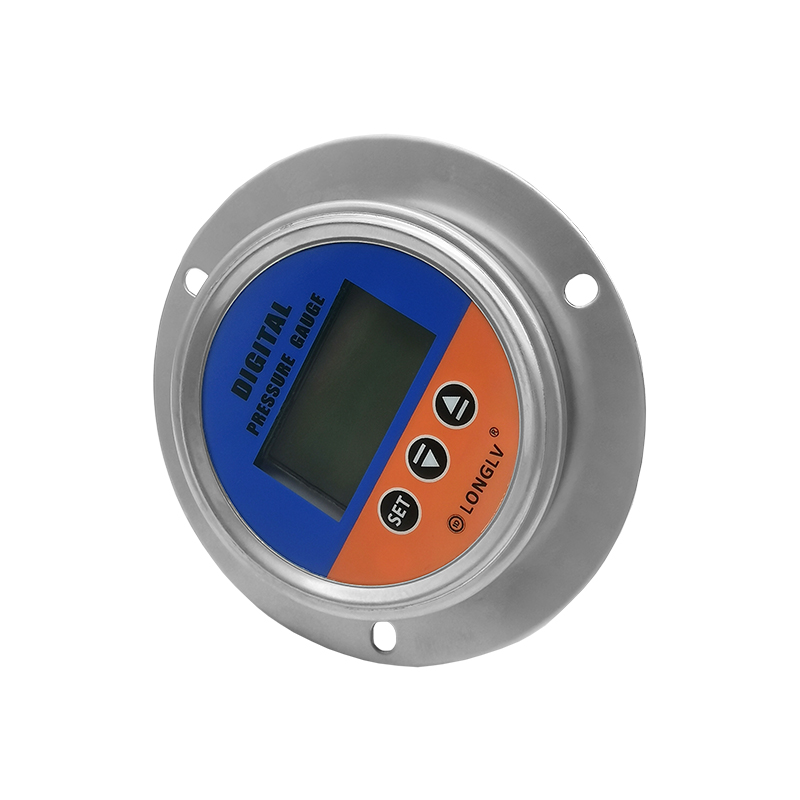 隆旅YL-821ZR軸向數(shù)字遠(yuǎn)傳壓力表測(cè)量管道液壓油壓水壓氣壓RS485