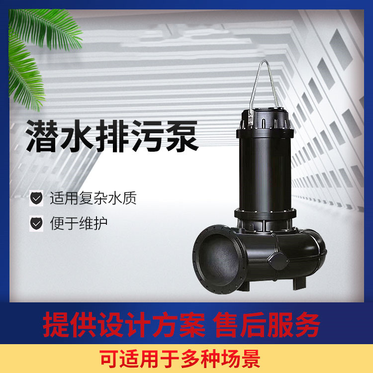 天昊40WQ型潜水排污泵 不堵塞污水泵 家庭化粪池可用
