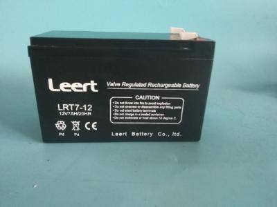 LEERT利瑞特蓄电池LRT7-12 12V7AH直流屏/EPS/UPS电源配套使用