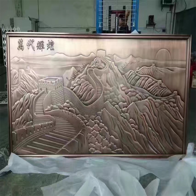 维妙维肖 杭州3D立体浮雕壁画