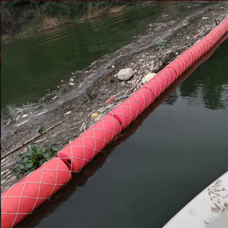 固体浮筒式河道拦污浮漂30公分海岸港口拦污绳浮筒