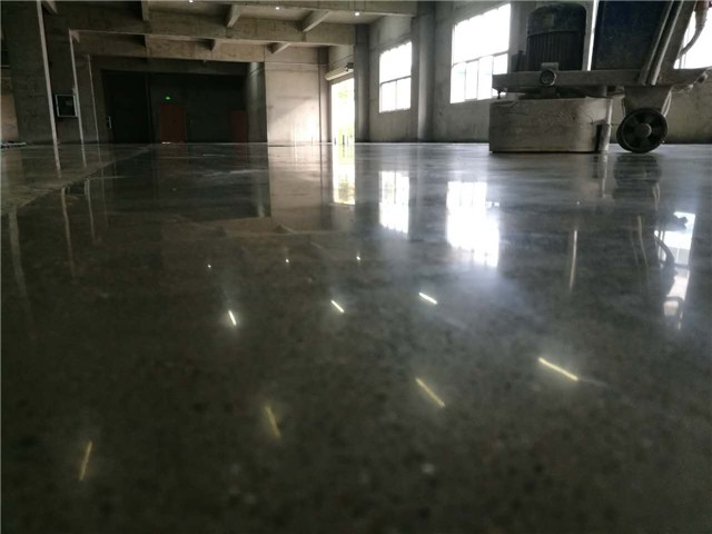 广州花都厂房仓库水泥地面固化抛光地板起灰处理,混凝土密封固化