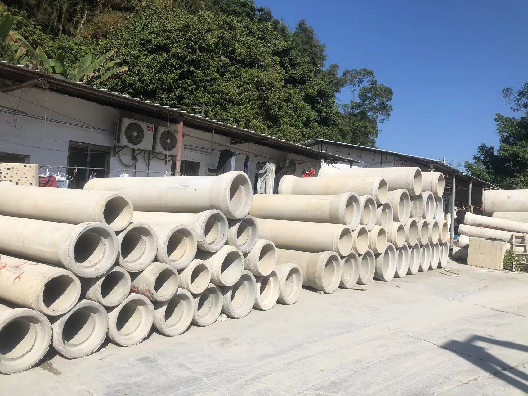 水泥管成品 二级开挖式承插管 大型企口管 钢筋砼管现货 广州惠州厂家直销