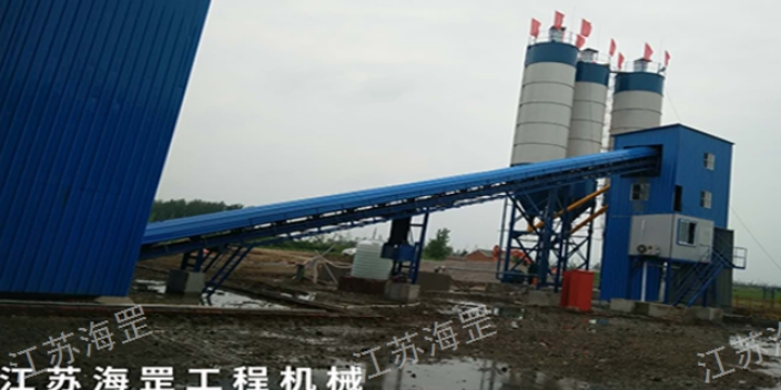 上海商用混凝土搅拌楼可行性报告 江苏海罡工程机械供应