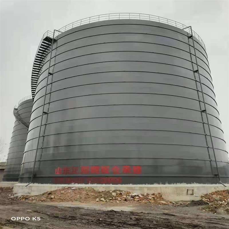 青岛10万吨砂石料储存罐 卷板仓厂家供应