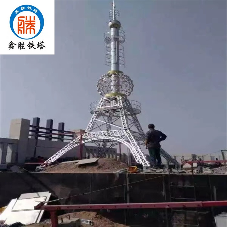【鑫胜铁塔】装饰塔 不锈钢工艺塔 刚架构工艺塔 工艺塔