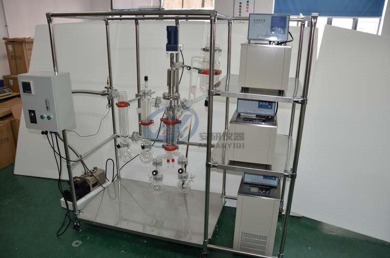 AYAN-F150日用化学短程分子蒸馏仪处理量1-8L/H