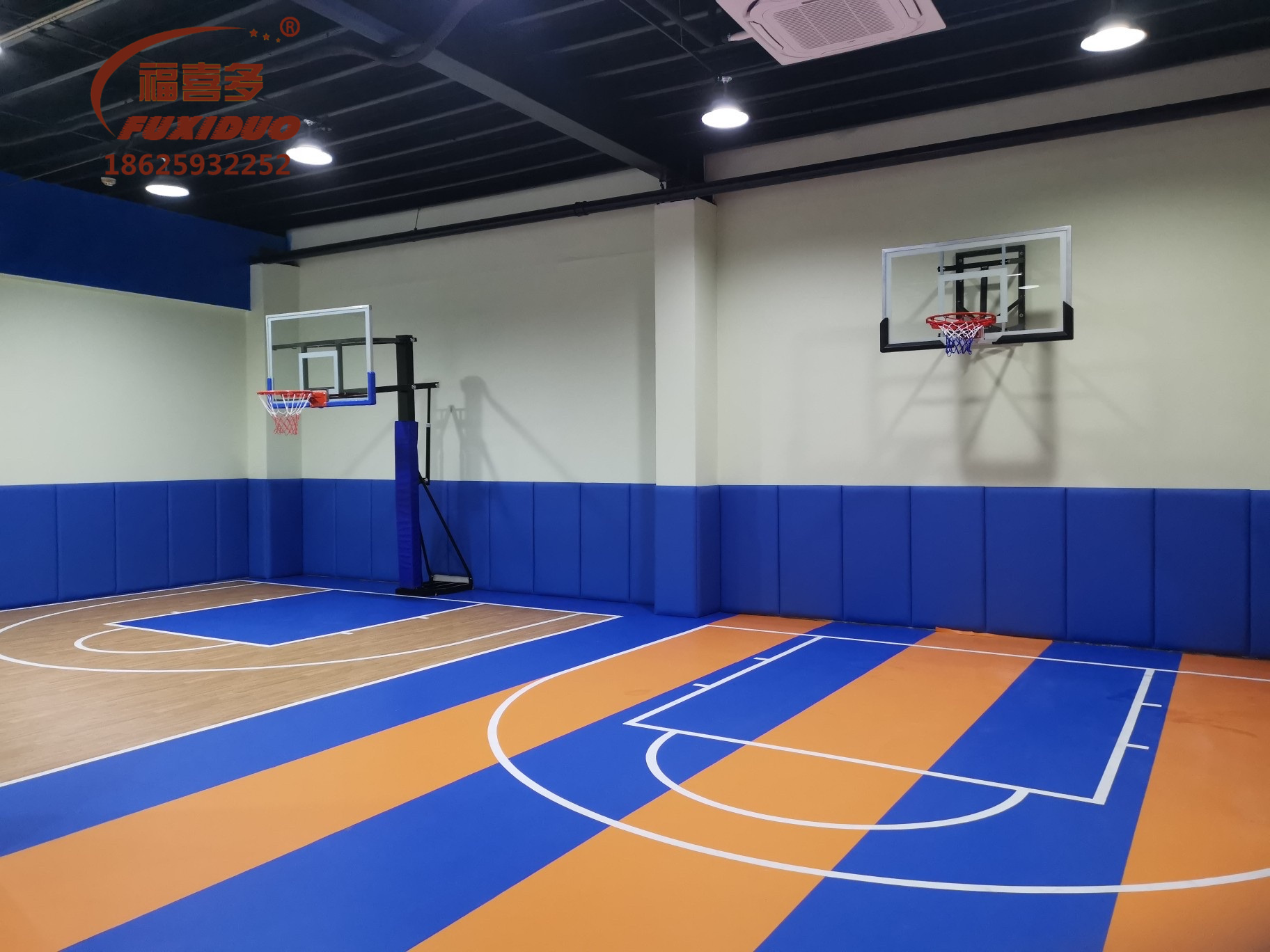 篮球馆新型软包无海绵儿童运动馆防撞墙围定制价格柱子墙贴