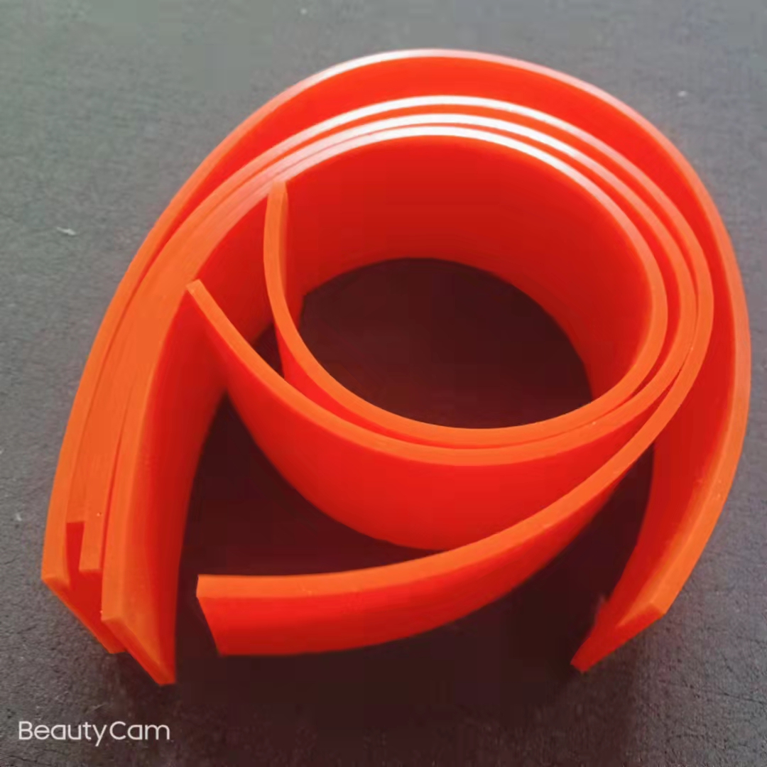 橙色耐高温硅胶板 制袋机**硅胶条 抗撕裂硅橡胶板