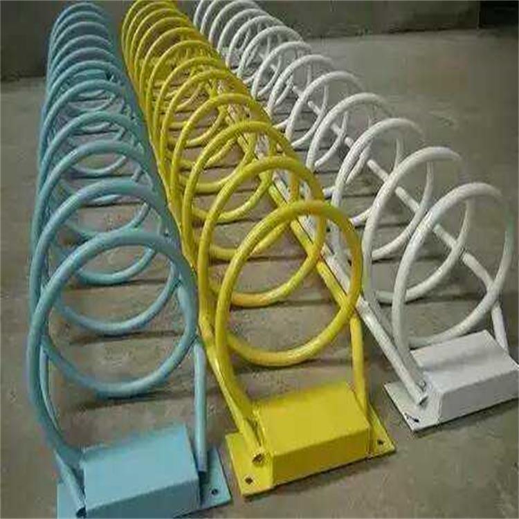 电动车停放架 使用方法 淄博圆笼式自行车停放架直供