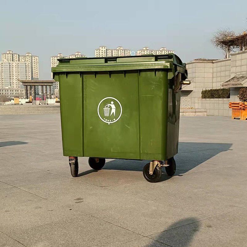 吉林240L塑料垃圾桶 可印标志 哈尔滨四分类铁制垃圾桶