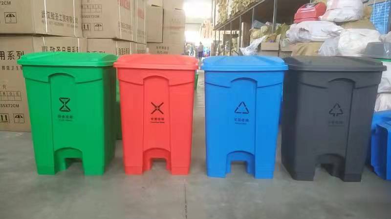 塑料环卫垃圾桶小区分类