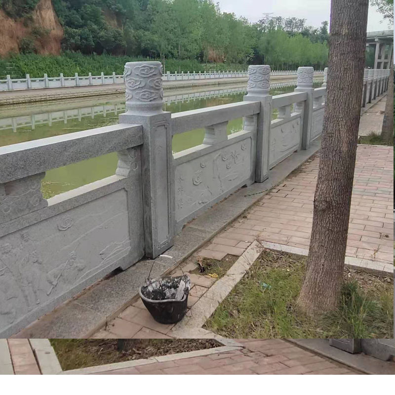 青海汉白玉景观石栏杆价格 曲阳县石旭园林雕塑有限公司