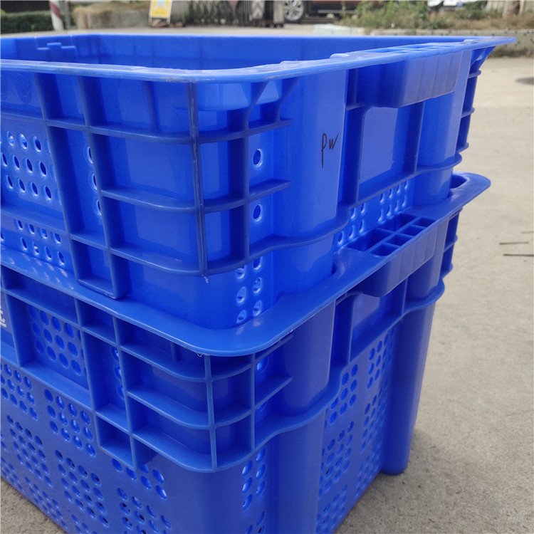 三亚塑料周转箩批发 加厚渔箱周转箩 肇庆市ROR体育塑胶制品