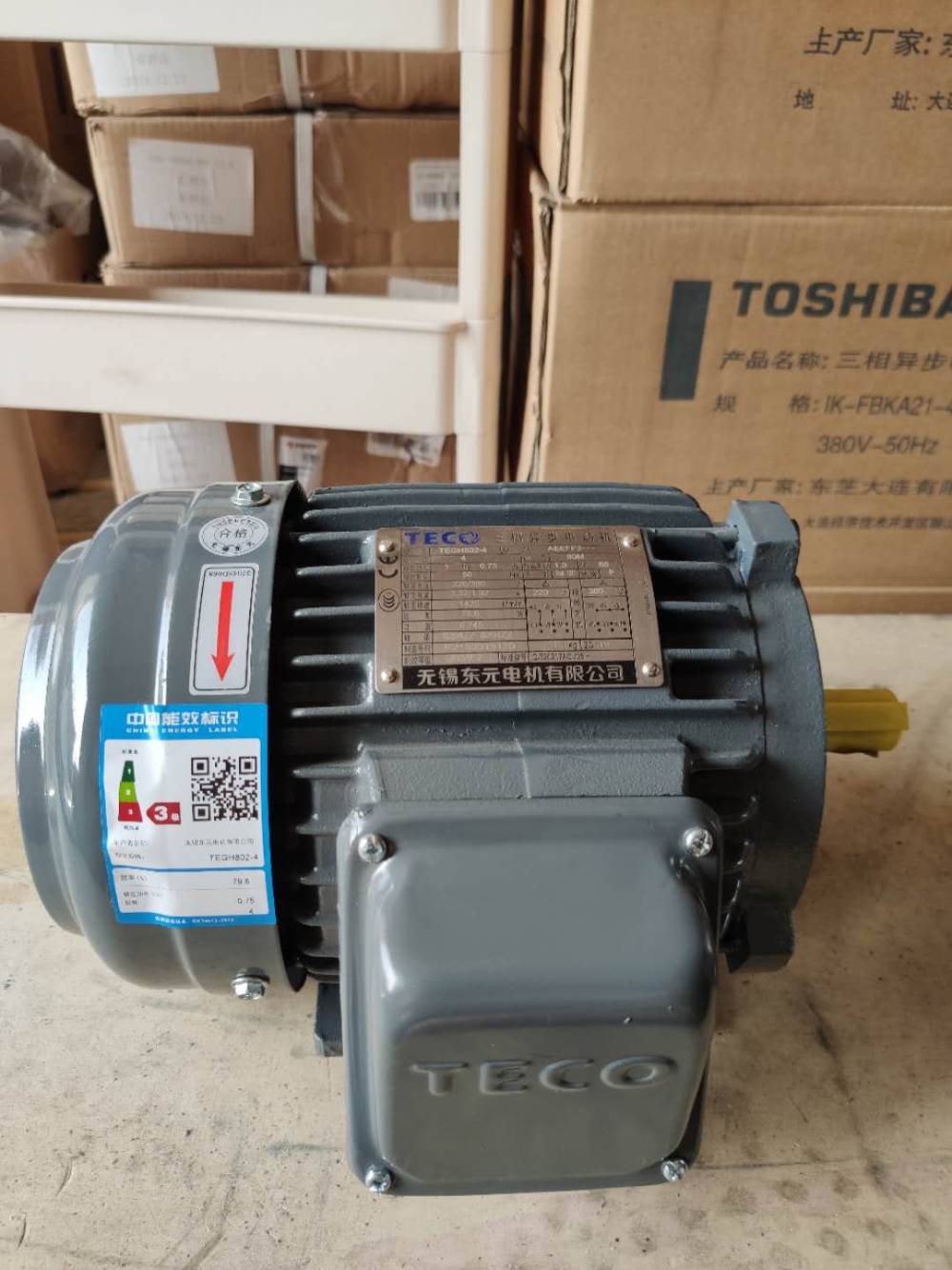 teco无锡东元电机tegh8024aeeff380m075kw三相异步马达