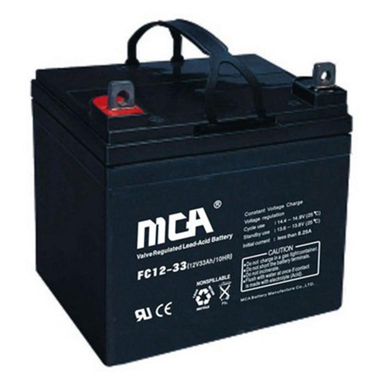 MCA蓄電池FC12-33 12V33AH規格及參數