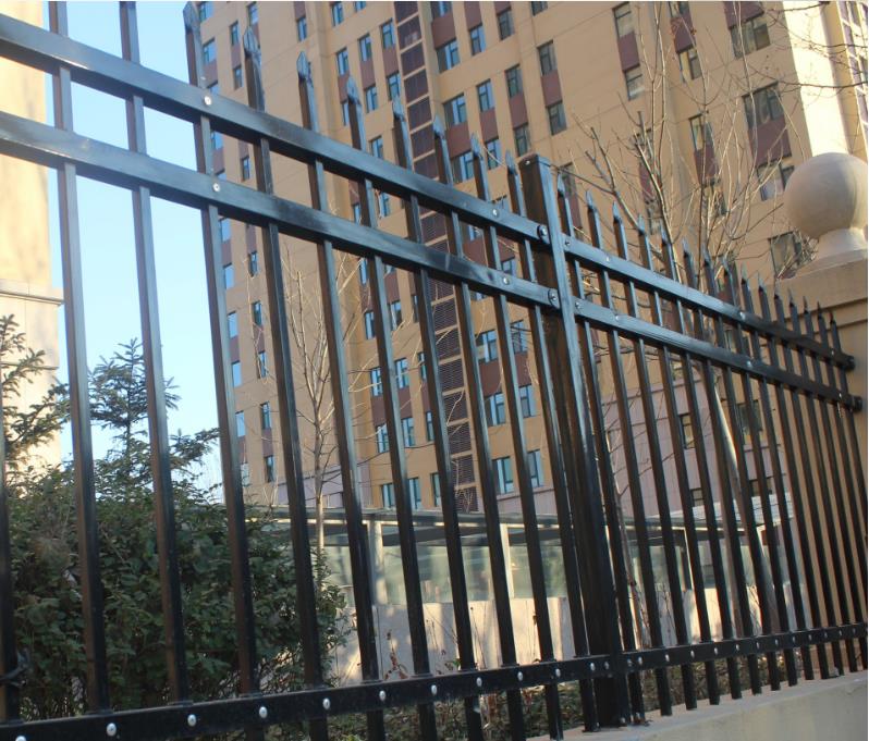 简约现代庭院 哈密安装铁艺大门定做厂家 上门量尺寸定制