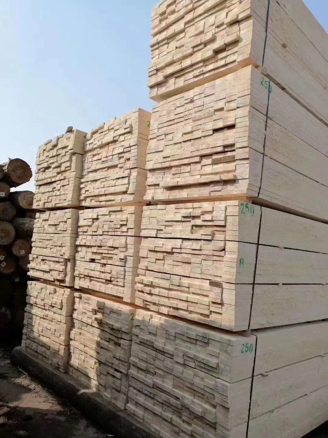 常熟市批发方木 3乘8规格建筑用木材 实力工厂