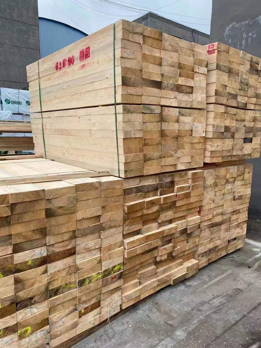 南昌市木方 建筑工程用2.5米俄罗斯松木 名和沪中木业