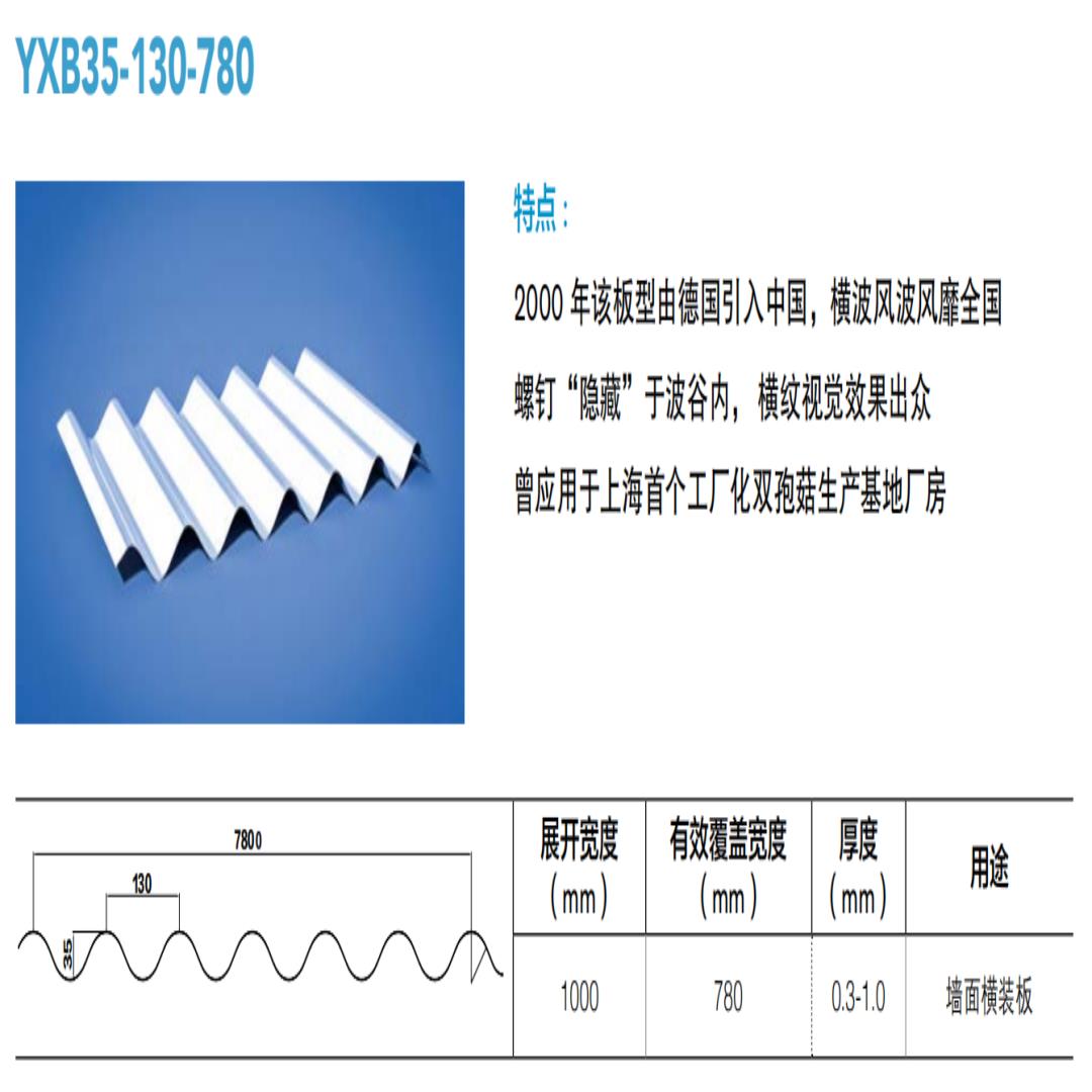 孝感YX38-300-900彩钢