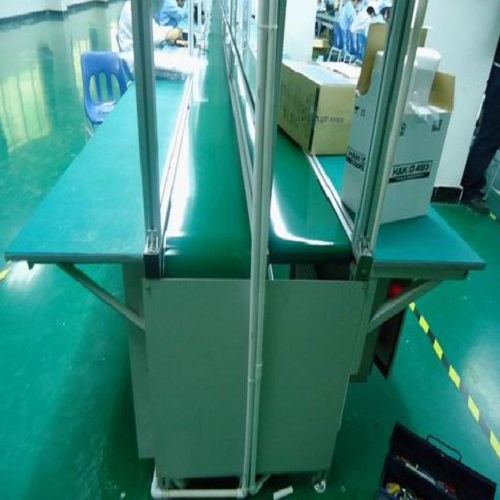 供应深圳龙华电子配件组装双拉皮带流水线设计