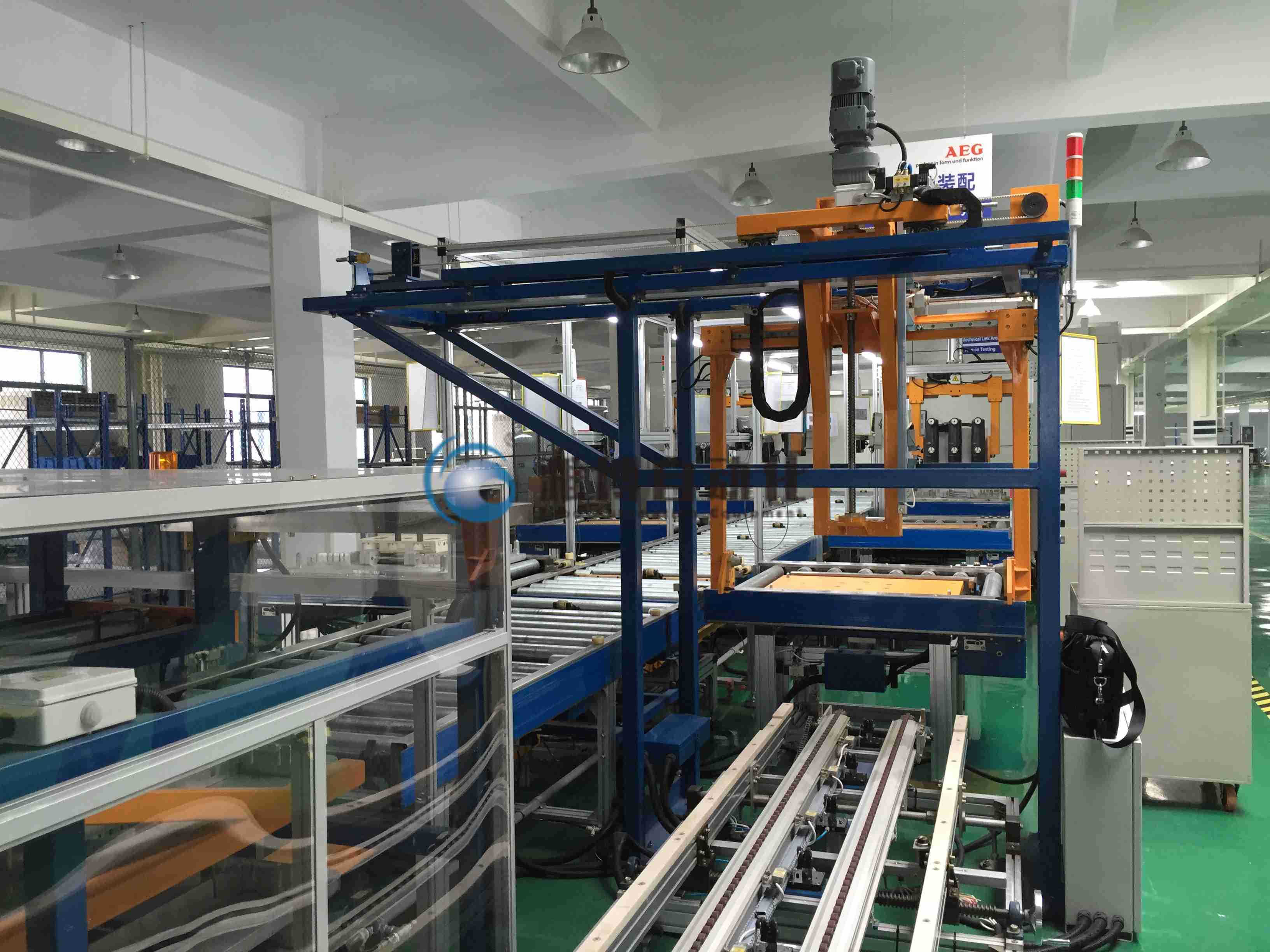 台州流水线	台州自动化流水线 KBK吊装系统生产线 电容行业