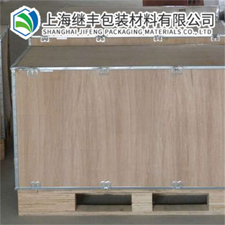 上海静安区钢带木箱包装箱 钢带木箱包装箱 厂家定制