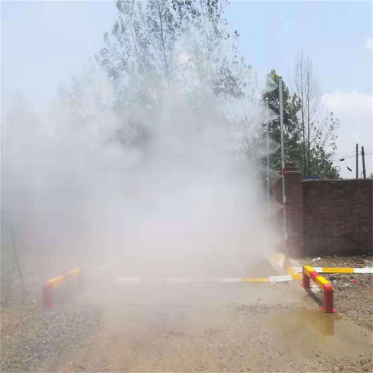 中卫车辆人员自动消毒通道厂家排名 怀化铁道路口车辆自动消毒喷雾设备