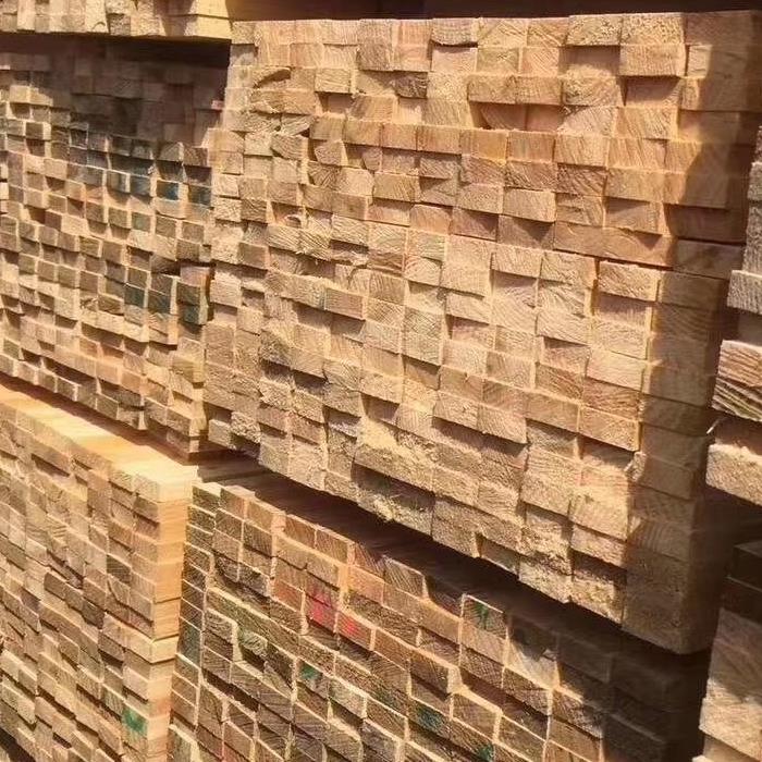 建筑工程用2.5米 孟州市 花旗松工程木方 不易劈裂