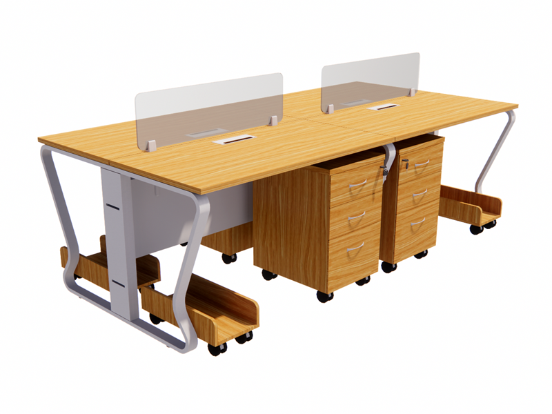 西安钢架桌-办公空间组合工位-办公隔断厂家定做钢架办公卡位