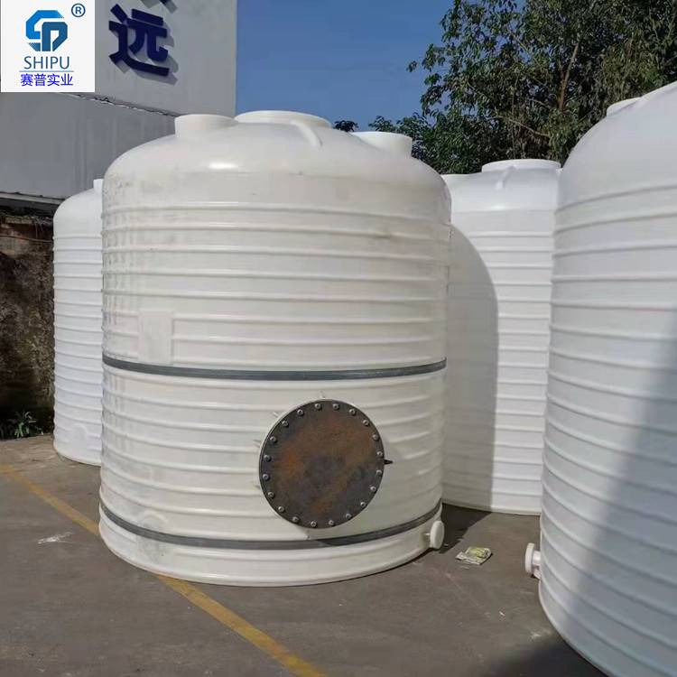 重庆10立方塑料储罐家用水塔耐酸碱储存罐工地蓄水桶塑胶水箱
