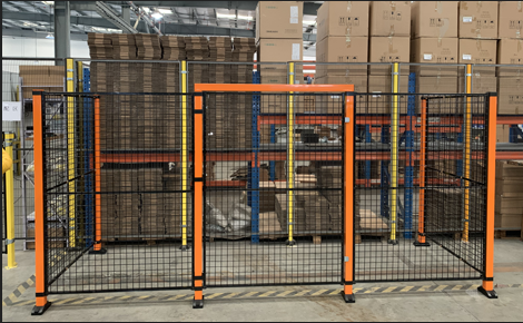 【选易卡防护】厂房设备安全防护网 机器人围栏 车间厂房隔离网