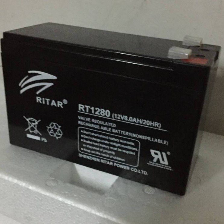 瑞達蓄電池RT1280 12V8AH規格及參數