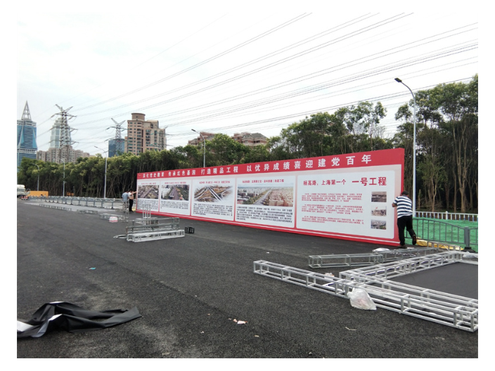 闵行区大型喷绘写真安装 上海文导广告供应