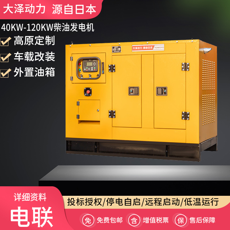 大泽动力40千瓦静音柴油发电机组TO42000ET