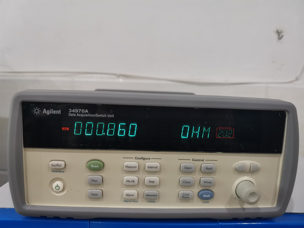 安捷伦Agilent 34970A 数据采集器 温度记录仪34901A模块