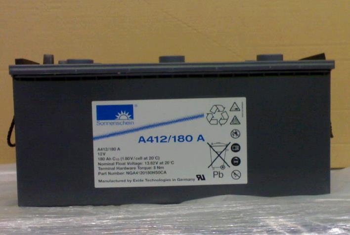 巴中德国阳光蓄电池A412/180A备案