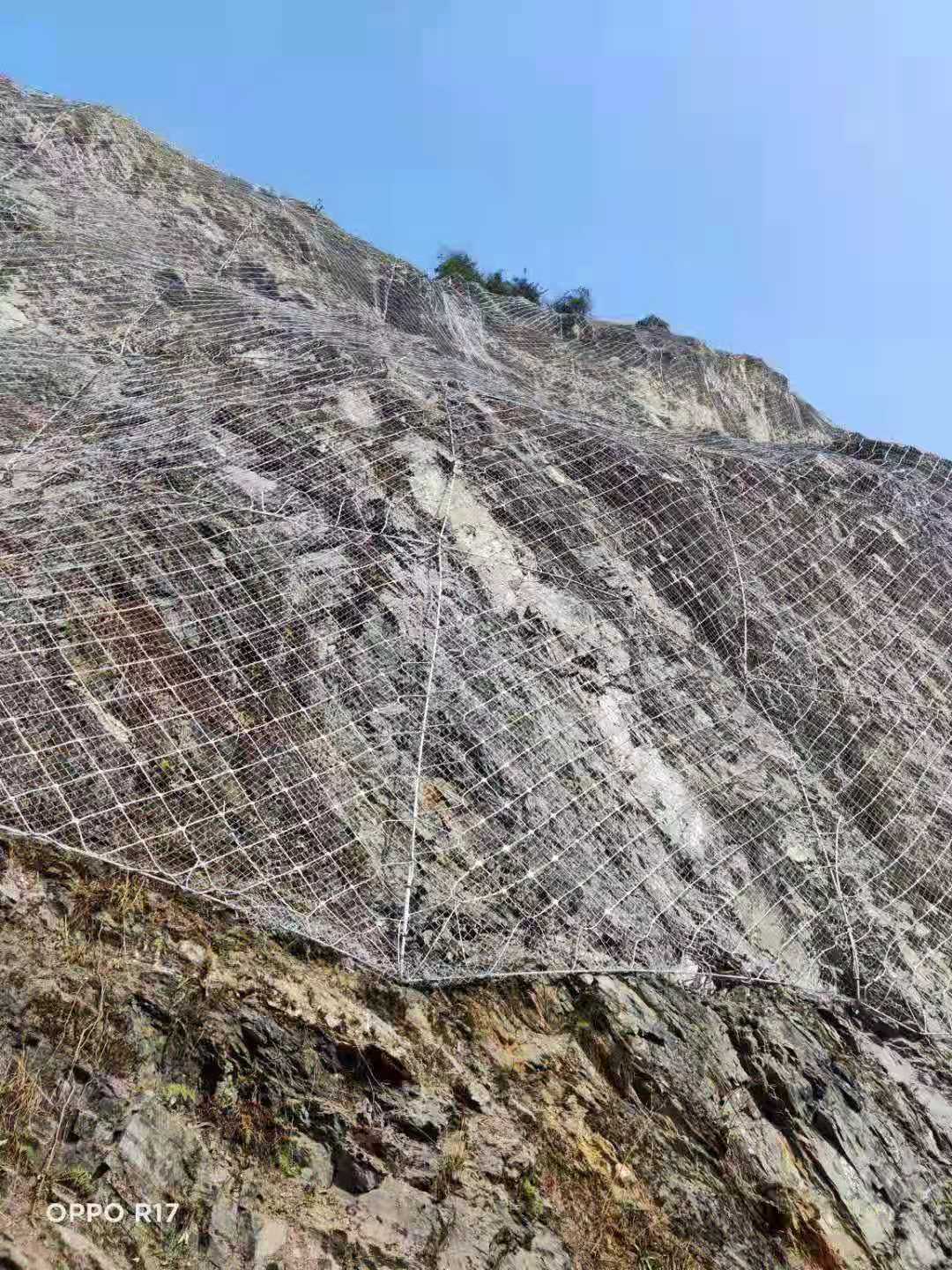 山体覆盖式防护网 岩石边坡防护网