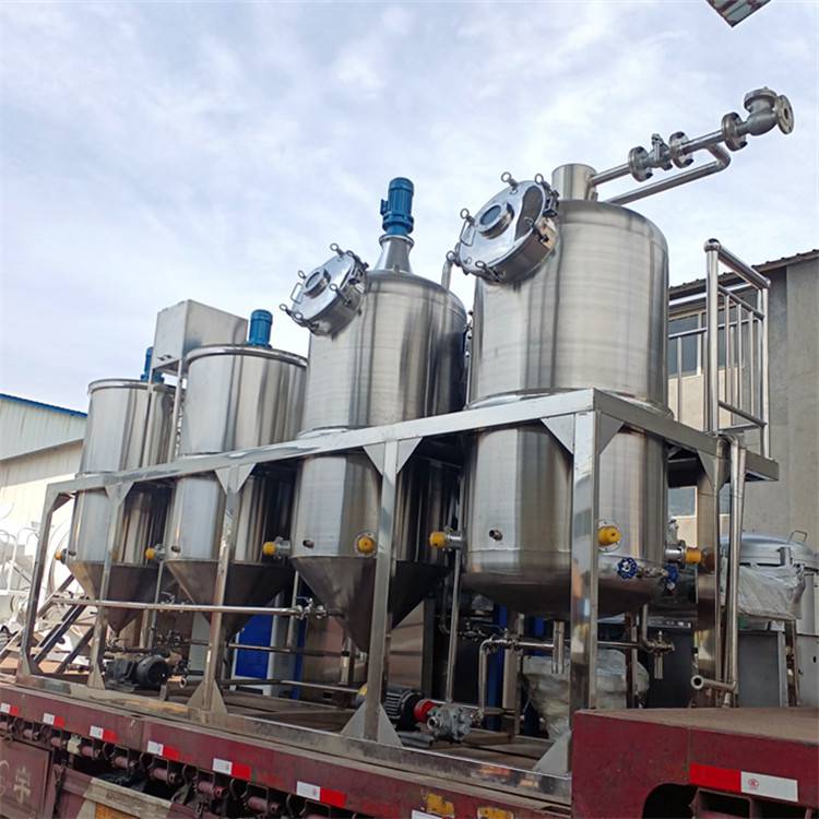 一级山茶油生产线设备 元宝枫油精炼设备 精炼设备厂家