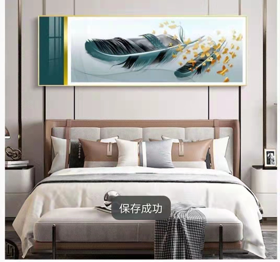 天津家居卧室床头画销售 欢迎选购 床头挂画