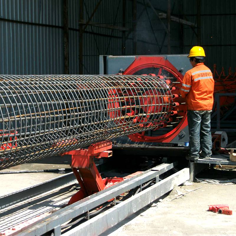 数控大型滚笼焊机 大型钢筋滚笼焊机械 水泥杆钢筋笼卷笼设备