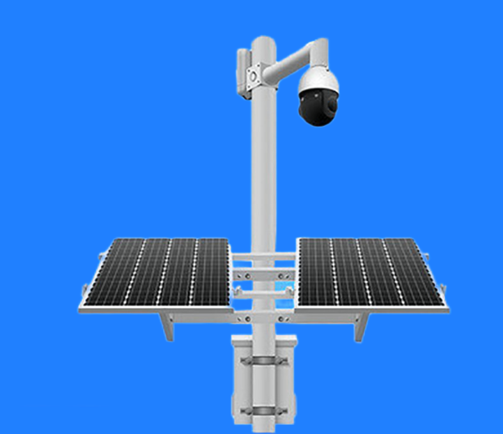工程款 太阳能监控供电系统12v锂电池摄像头户外监控4G球机供电